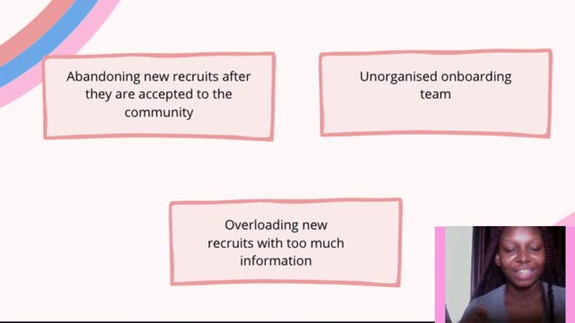 "Improving onboarding in FOSS" — FOSDEM 2021 — slide 7