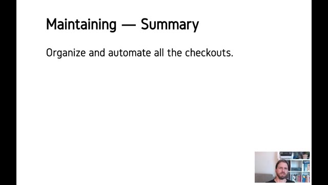 "A PostgreSQL development environment" — FOSDEM 2021 — slide 40