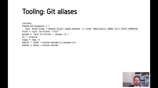 "A PostgreSQL development environment" — FOSDEM 2021 — slide 7