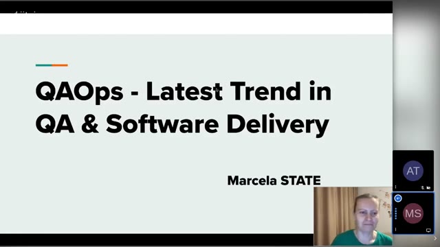 "QAOps — the latest trend in QA and software delivery" — FOSDEM 2021 — slide 3