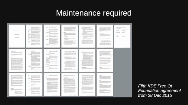 "Protecting against proprietary re-licensing" — FOSDEM 2021 — slide 44