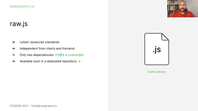 "RAWGraphs — an open visualization framework" — FOSDEM 2021 — slide 22