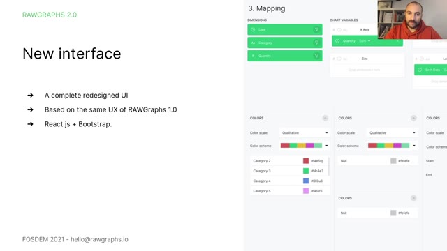 "RAWGraphs — an open visualization framework" — FOSDEM 2021 — slide 24