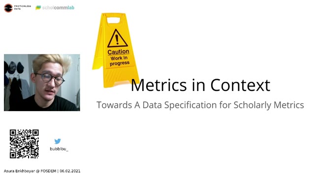 "Metrics in context" — FOSDEM 2021 — slide 2