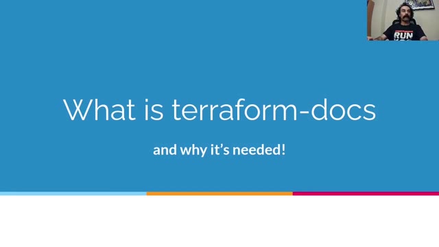 "Automate IaC documentations with terraform-docs" — FOSDEM 2021 — slide 3