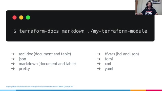 "Automate IaC documentations with terraform-docs" — FOSDEM 2021 — slide 5
