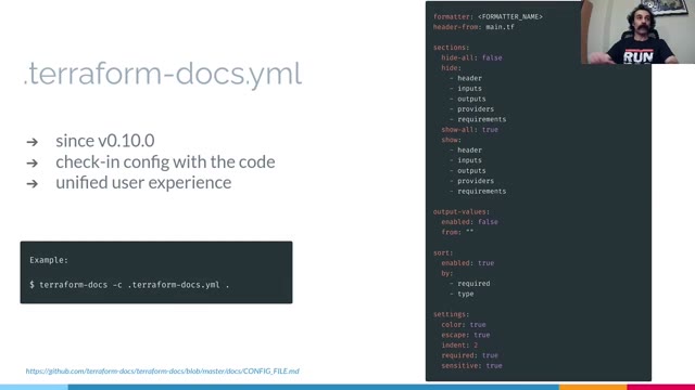 "Automate IaC documentations with terraform-docs" — FOSDEM 2021 — slide 8