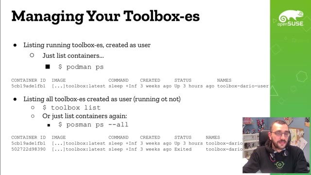 "By the power of toolbox!" — FOSDEM 2021 — slide 19