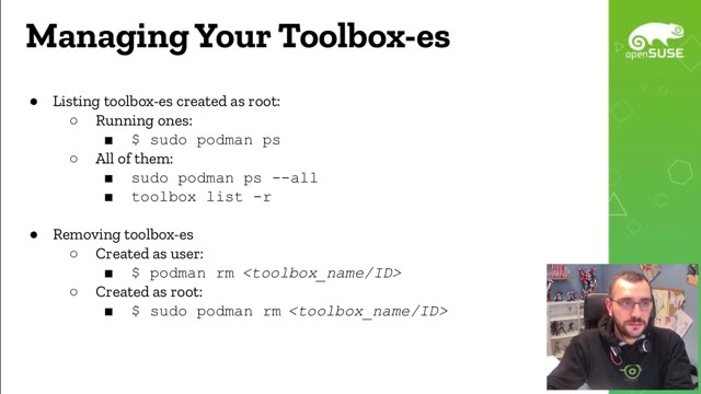 "By the power of toolbox!" — FOSDEM 2021 — slide 20