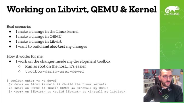 "By the power of toolbox!" — FOSDEM 2021 — slide 28