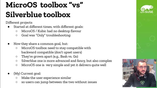 "By the power of toolbox!" — FOSDEM 2021 — slide 31