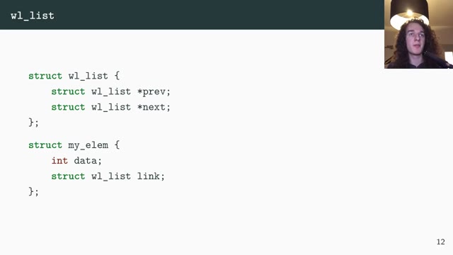 "Zig: the perfect language for a Wayland compositor?" — FOSDEM 2021 — slide 18