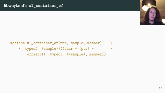 "Zig: the perfect language for a Wayland compositor?" — FOSDEM 2021 — slide 30