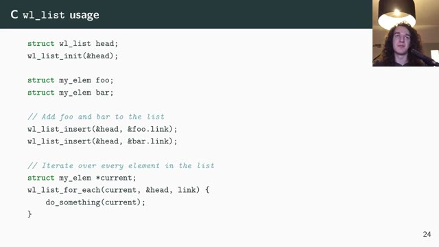 "Zig: the perfect language for a Wayland compositor?" — FOSDEM 2021 — slide 41