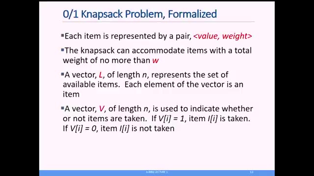MIT 6.0002 Lecture 1 — "Introduction and Optimization Problems" — slide 9