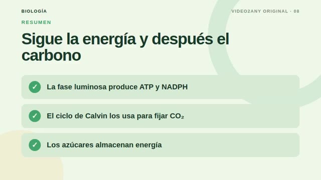 Cómo funciona la fotosíntesis — diapositivas de biología — slide 8